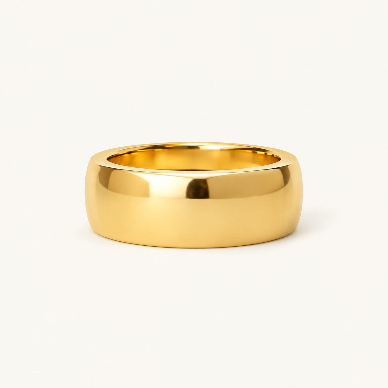 8 mm Gold Band Ring