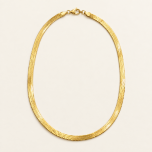 Herringbone Snake Chain Necklace